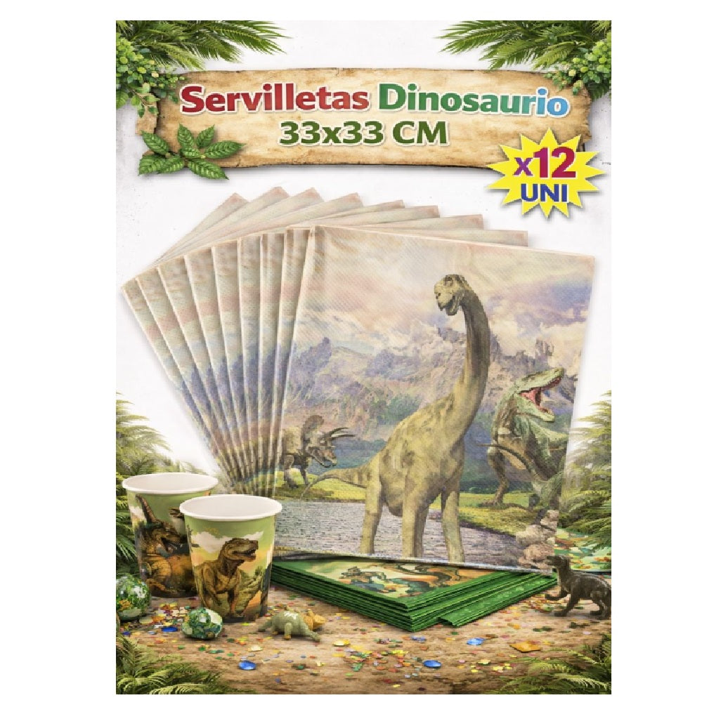 Decoración de Cumpleaños Dinosaurios – Línea Temática