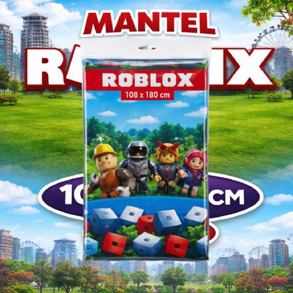 Decoración de Cumpleaños Roblox – Set de Mesa Infantil para Fiesta Temática