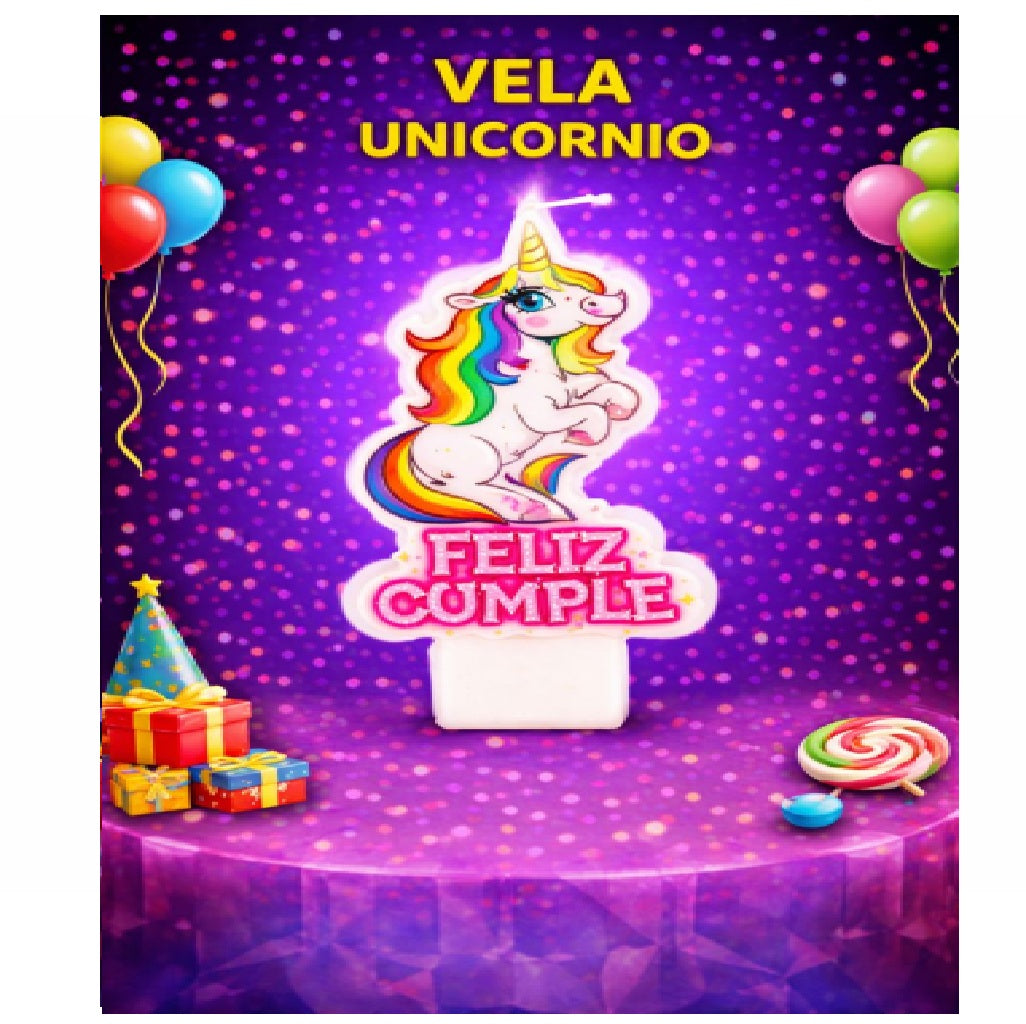 Decoración de Cumpleaños Unicornio – Set de Mesa para Fiesta Infantil