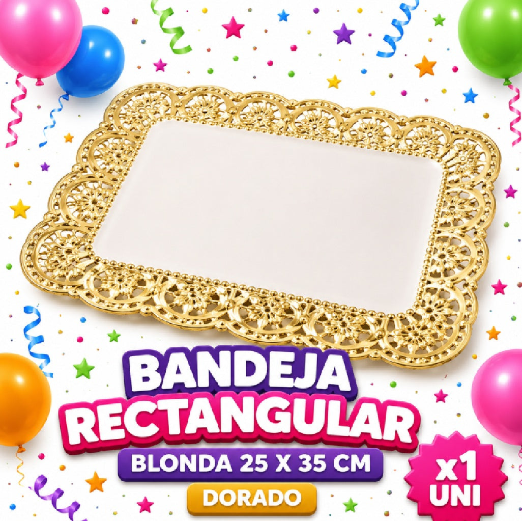 Bandejas Rectangulares - Banquetería - Artículos para Eventos, Cumpleaños y Celebraciones
