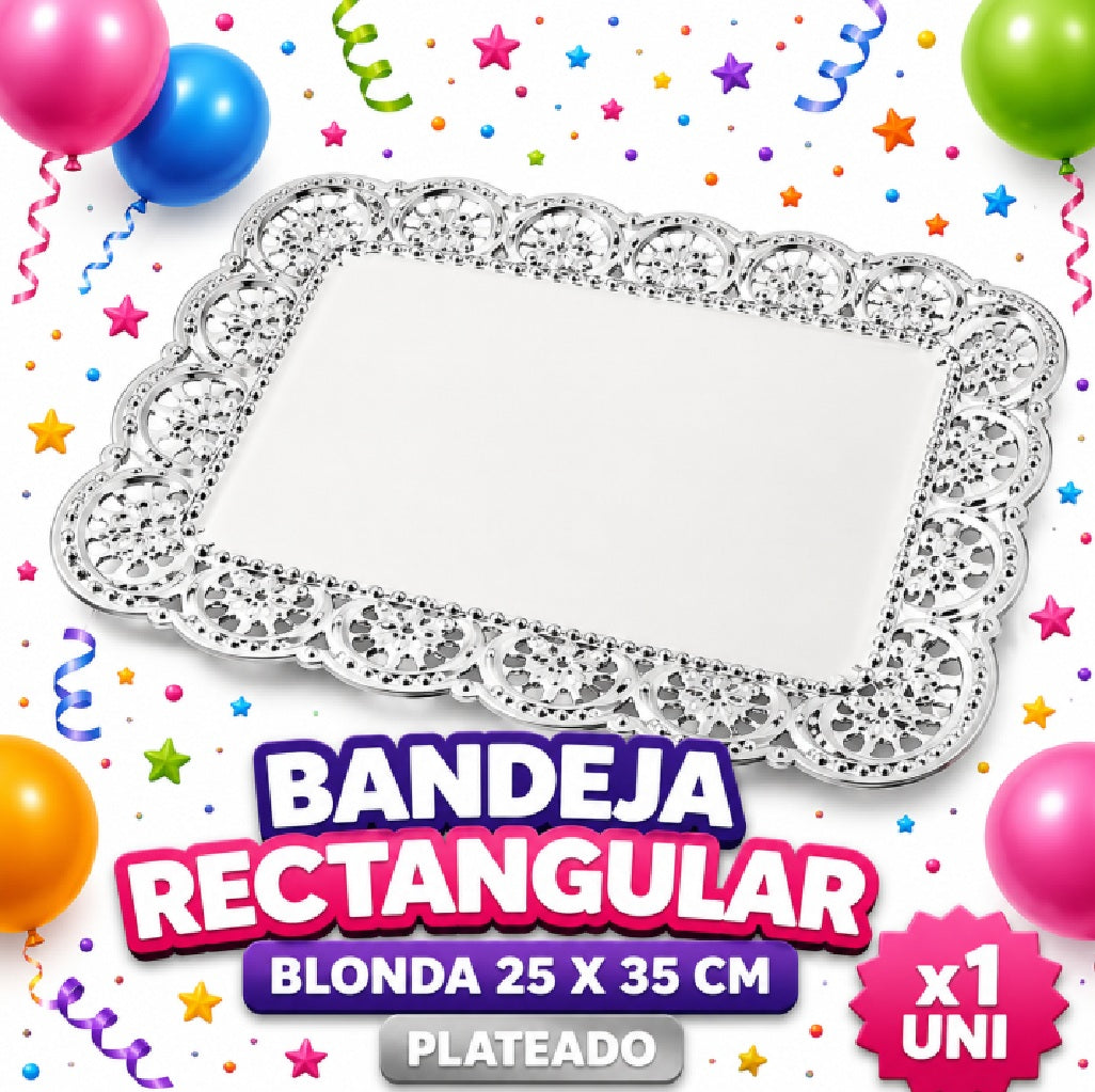 Bandejas Rectangulares - Banquetería - Artículos para Eventos, Cumpleaños y Celebraciones