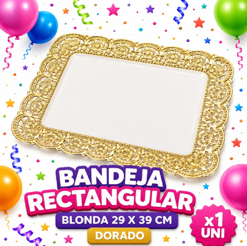 Bandejas Rectangulares - Banquetería - Artículos para Eventos, Cumpleaños y Celebraciones
