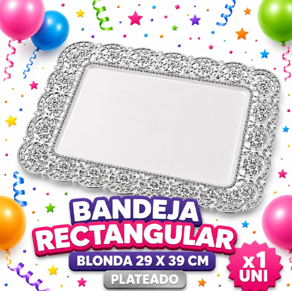 Bandejas Rectangulares - Banquetería - Artículos para Eventos, Cumpleaños y Celebraciones