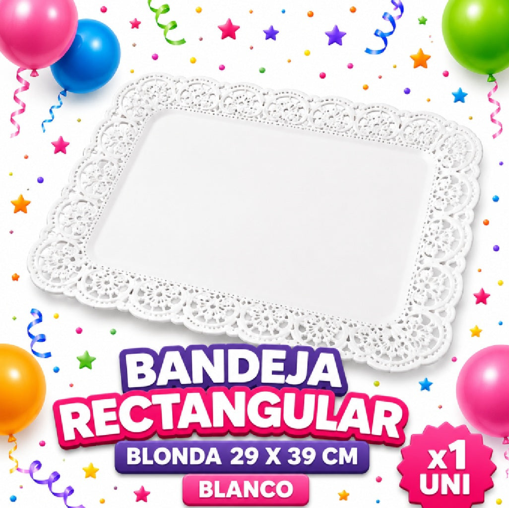 Bandejas Rectangulares - Banquetería - Artículos para Eventos, Cumpleaños y Celebraciones