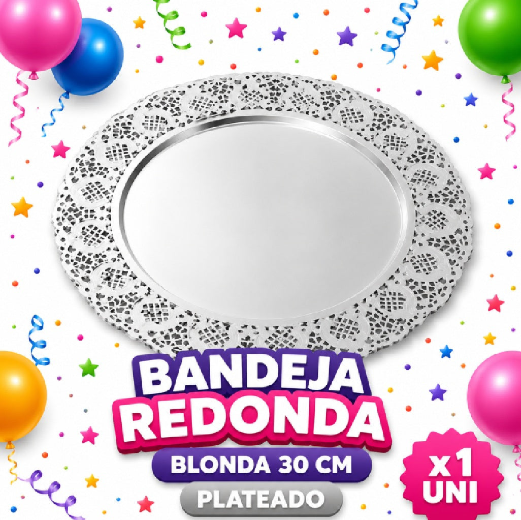 Bandejas Circulares - Banquetería - Artículos para Eventos, Cumpleaños y Celebraciones