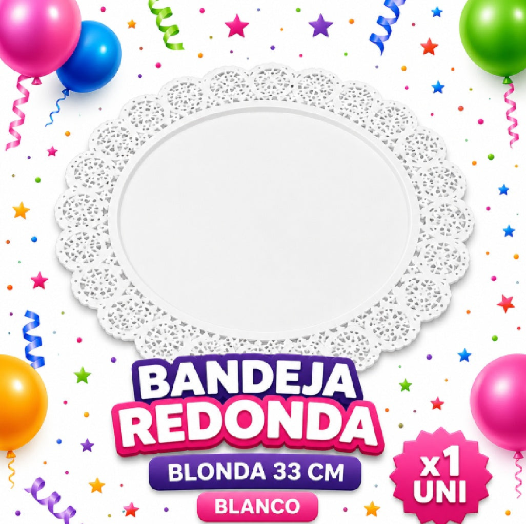 Bandejas Circulares - Banquetería - Artículos para Eventos, Cumpleaños y Celebraciones