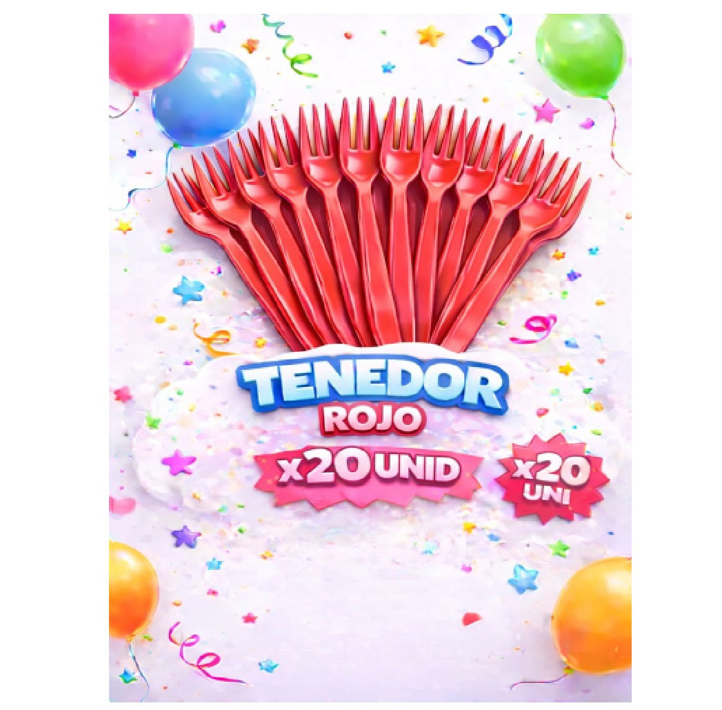 Tenedores Plasticos x 20 Und