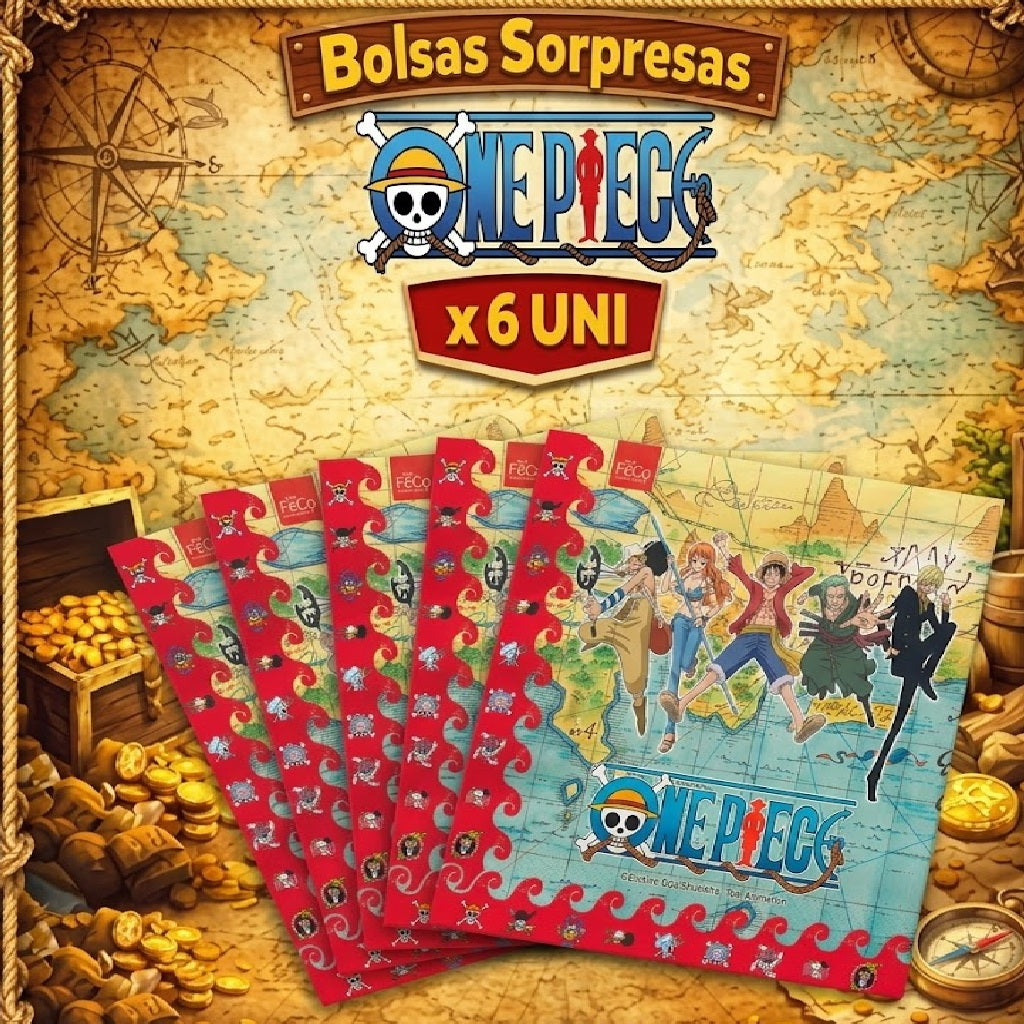 Decoración de Cumpleaños One Piece – Set de Mesa Infantil para Fiesta Temática