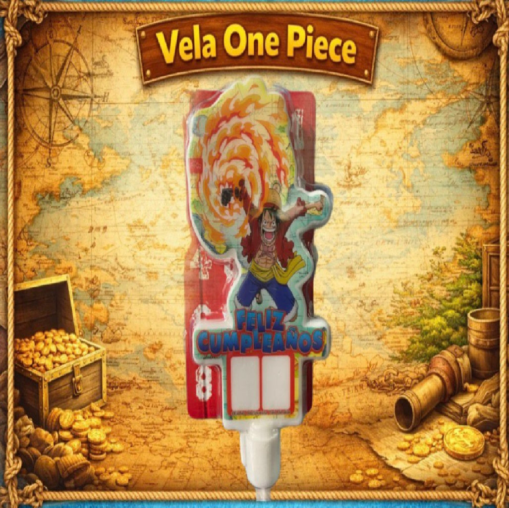 Decoración de Cumpleaños One Piece – Set de Mesa Infantil para Fiesta Temática