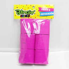 Festones Lisos 6 Und 5 cm x 10 Metros Violeta