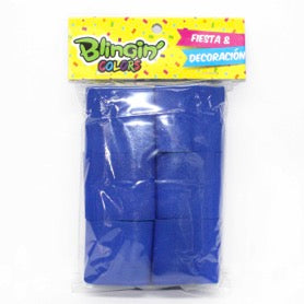 Festones Lisos 6 Und 5 cm x 10 Metros Azul