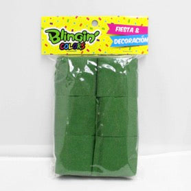 Festones Lisos 6 Und 5 cm x 10 Metros Verde