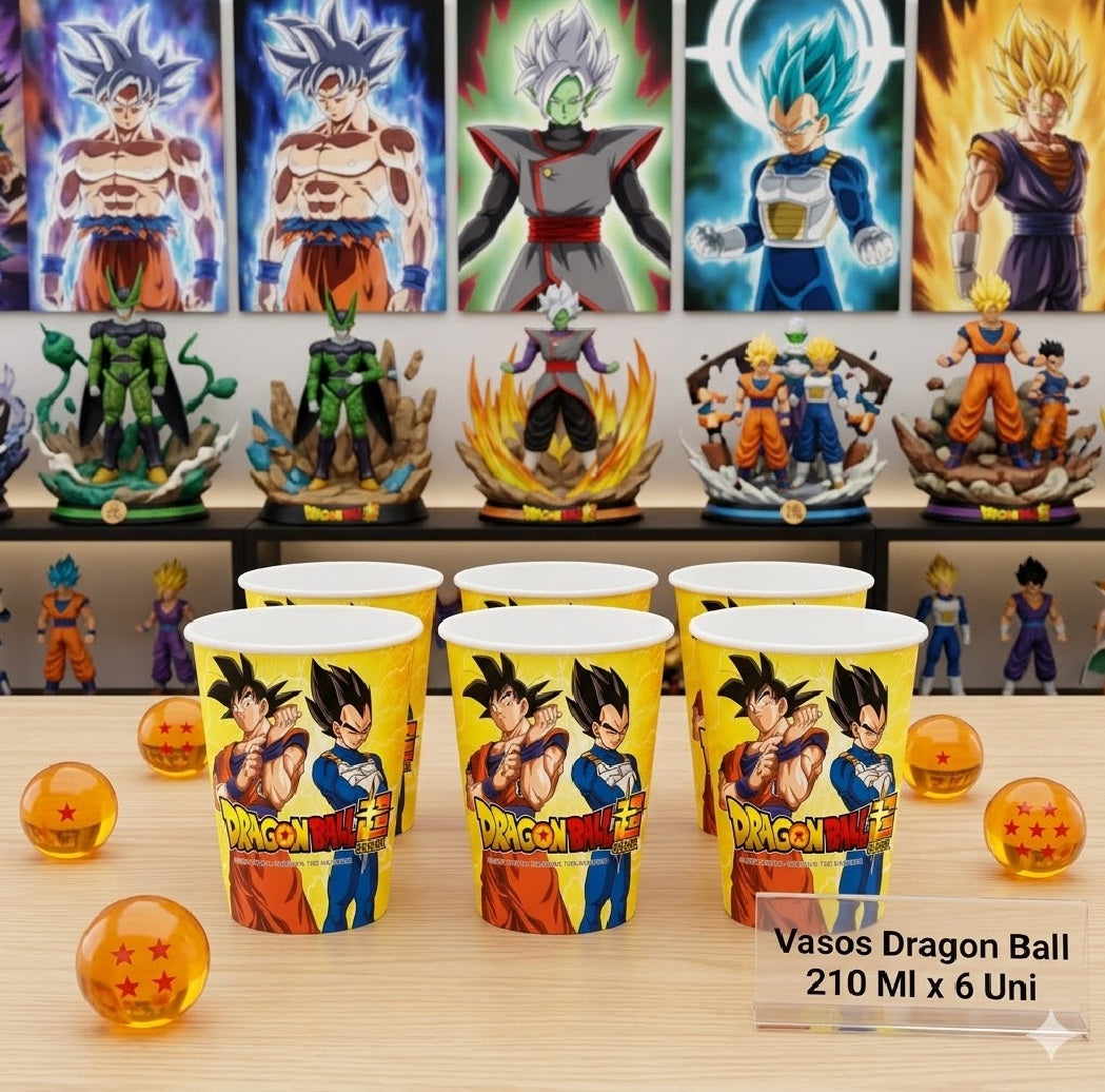 Decoración de Cumpleaños Dragon Ball – Set de Mesa Infantil para Fiesta Temática
