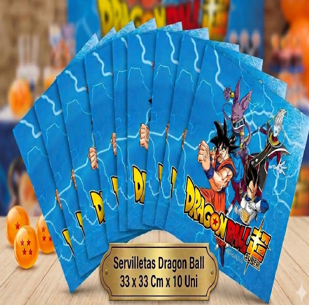 Decoración de Cumpleaños Dragon Ball – Set de Mesa Infantil para Fiesta Temática