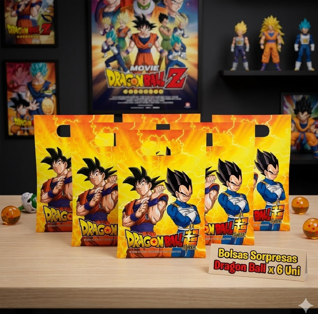 Decoración de Cumpleaños Dragon Ball – Set de Mesa Infantil para Fiesta Temática