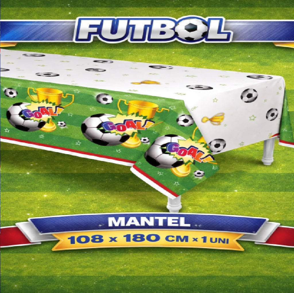 Decoración de Cumpleaños Fútbol – Set de Mesa Infantil para Fiesta Temática de Fútbol