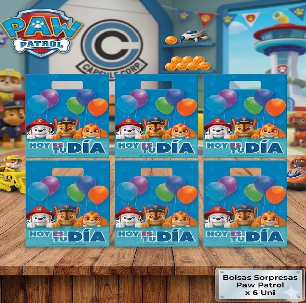 Decoración de Cumpleaños Paw Patrol – Set de Mesa Infantil para Fiesta Temática