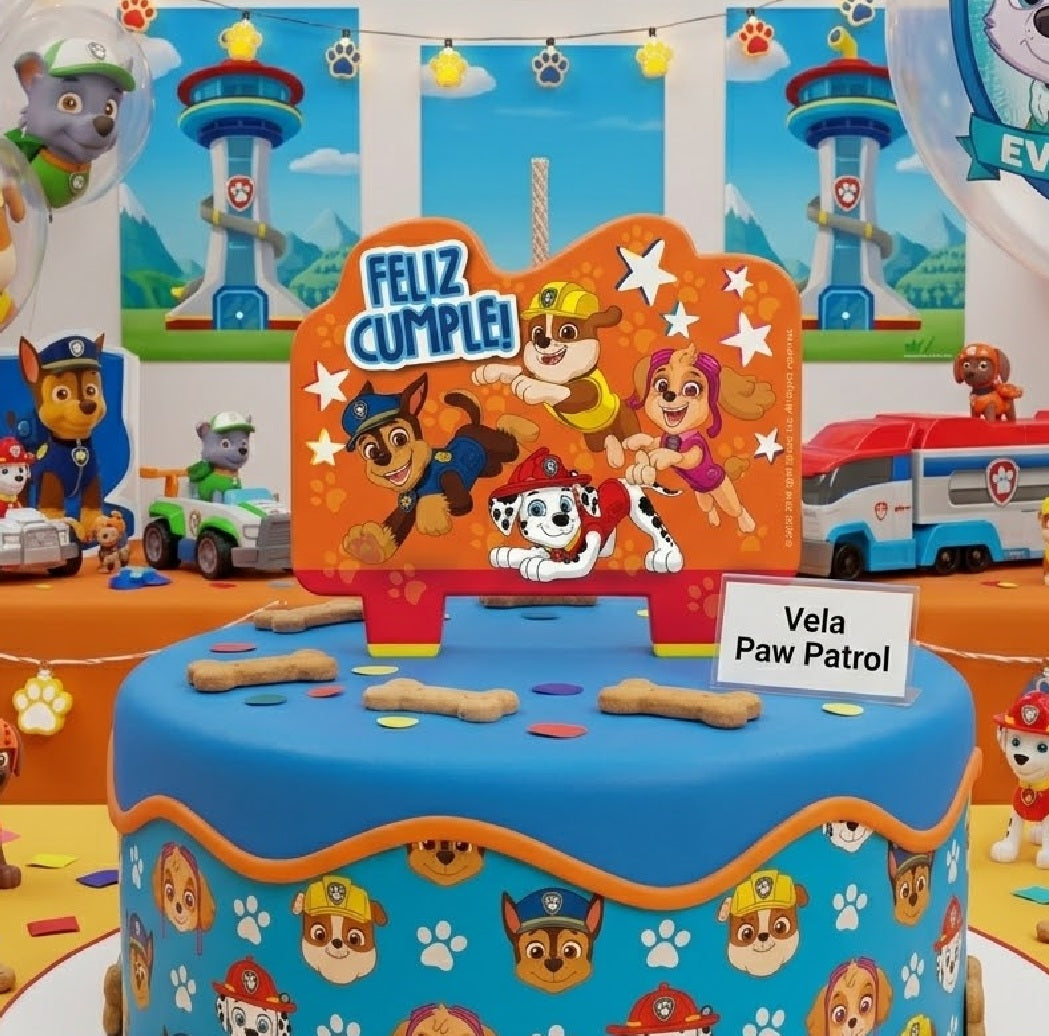 Decoración de Cumpleaños Paw Patrol – Set de Mesa Infantil para Fiesta Temática