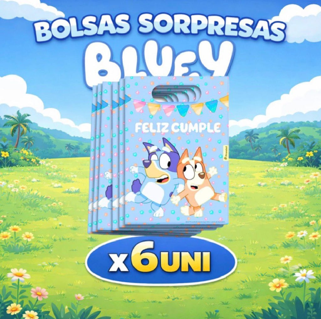 Decoración de Cumpleaños Bluey – Set de Mesa Infantil para Fiesta Temática