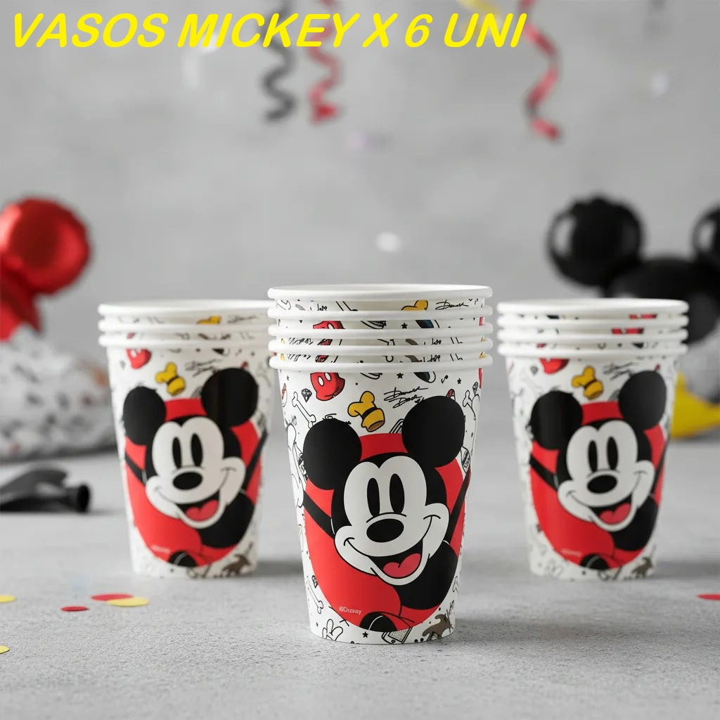 Decoración de Cumpleaños Mickey Mouse – Set de Mesa para Fiesta Infantil