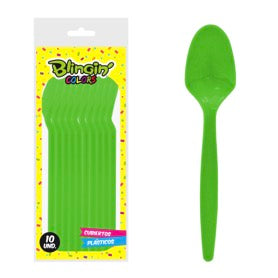 Cucharas Plasticos Bio Degradables x 10 Und