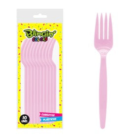 Tenedores Plasticos Bio Degradables x 10 Und