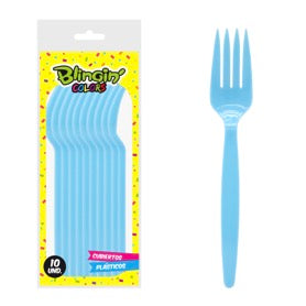 Tenedores Plasticos Bio Degradables x 10 Und