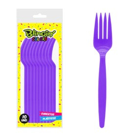 Tenedores Plasticos Bio Degradables x 10 Und