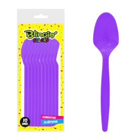 Cucharas Plasticos Bio Degradables x 10 Und
