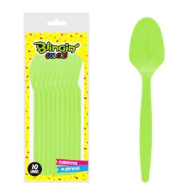 Cucharas Plasticos Bio Degradables x 10 Und
